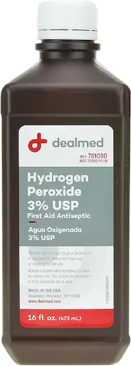 Dealmed Hydrogen Peroxide 3% USP (16oz)