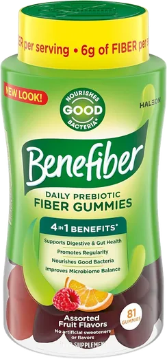 Benefiber Prebiotic Fiber Gummies (81 count)