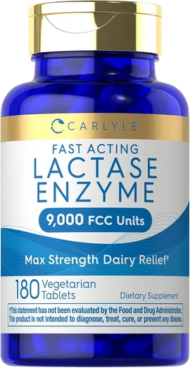 Carlyle Lactase Enzyme Tablets (180 count)
