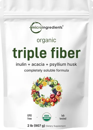 Micro Ingredients Organic Triple Fiber Powder (2 lb)
