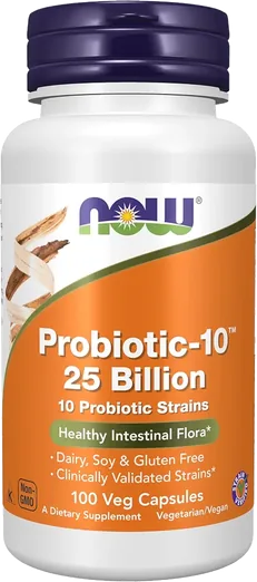 NOW Probiotic-10 25 Billion CFU (100 capsules)