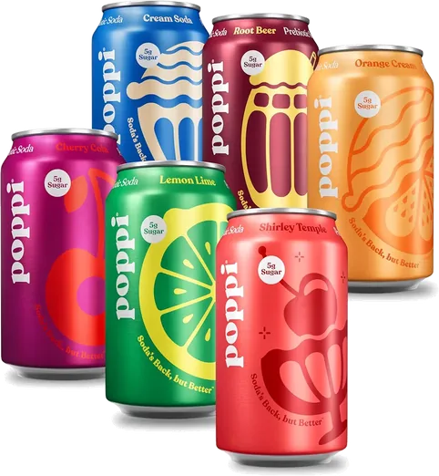Poppi Prebiotic Soda Major Mix (12 pack)