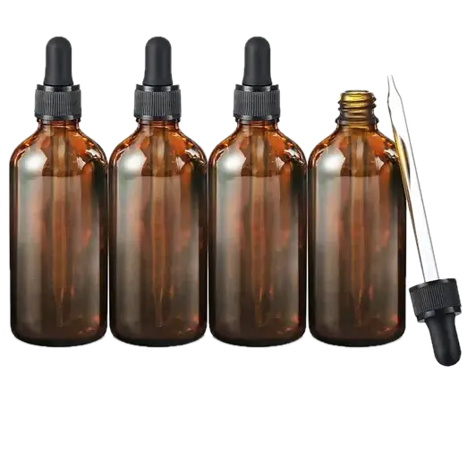 100ml Dropper Bottles (4 pack)