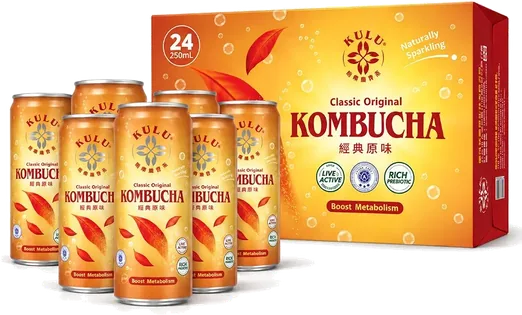 KULU Classic Original Kombucha (24 pack)