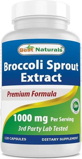 Best Naturals Broccoli Sprouts Extract 1,000mg (120 capsules)