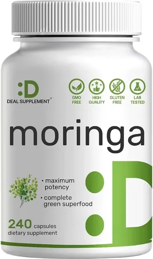 Deal Supplement Moringa Leaf Extract (240 capsules)