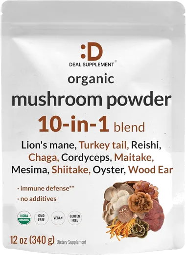Deal Supplement 10-in-1 Mushroom Powder (12 oz)