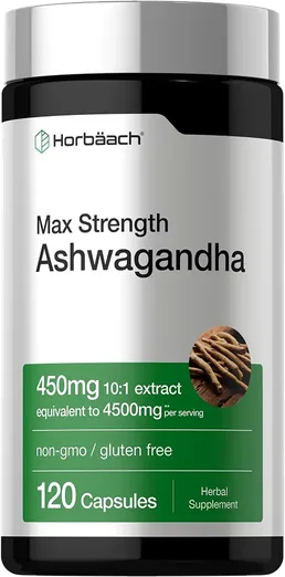 Horbaach Max Strength Ashwagandha (120 capsules)
