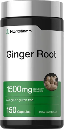 Horbaach Ginger Root Extract (150 capsules)