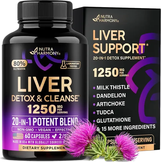 Liver Cleanse with Milk Thistle & TUDCA (60 capsules)