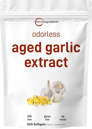 Micro Ingredients Aged Garlic Extract (300 softgels)