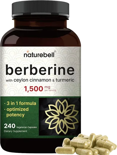NatureBell Berberine 1,500mg (240 capsules)