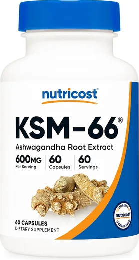 Nutricost KSM-66 Ashwagandha 600mg (60 capsules)