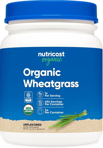 Nutricost Organic Wheatgrass Powder (1 lb)