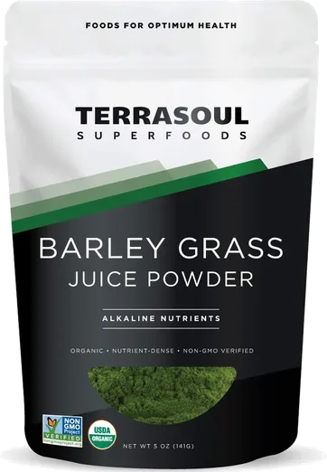 Terrasoul Organic Barley Grass Juice Powder (5 oz)