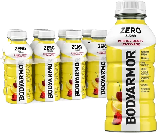 BODYARMOR Zero Sugar Cherry Berry Lemonade Electrolyte Drink (8 pack)