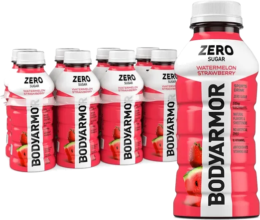 BODYARMOR Zero Sugar Watermelon Strawberry Electrolyte Drink (8 pack)