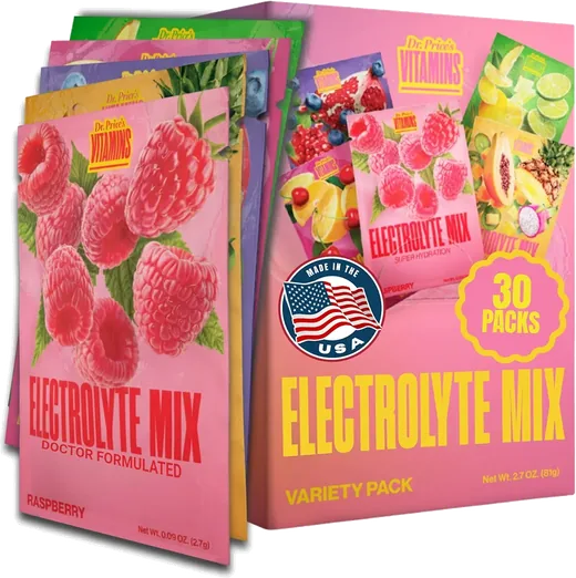 Dr. Price's Electrolyte Powder Packets, Variety (30 pack)