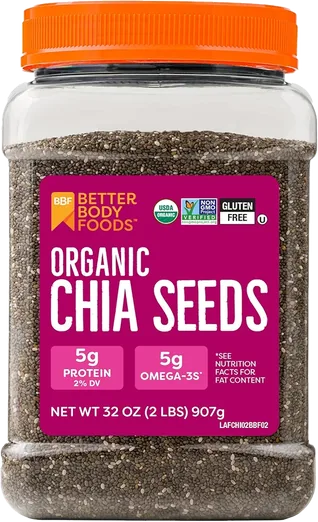 BetterBody Foods Organic Chia Seeds (32 oz)