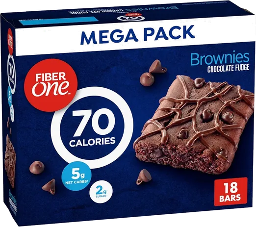 Fiber One Chocolate Fudge Brownies (18 count)