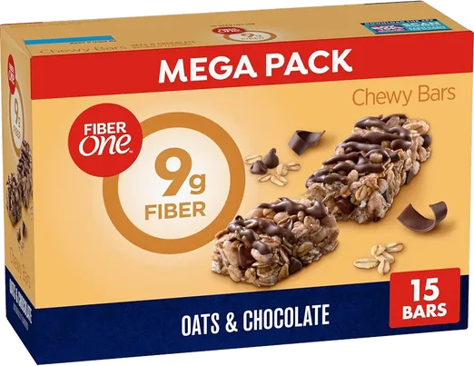 Fiber One Oats & Chocolate Chewy Bars (15 count)