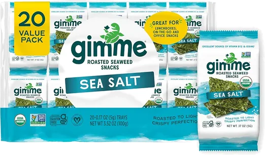 Gimme Organic Roasted Seaweed Snacks (20 count)