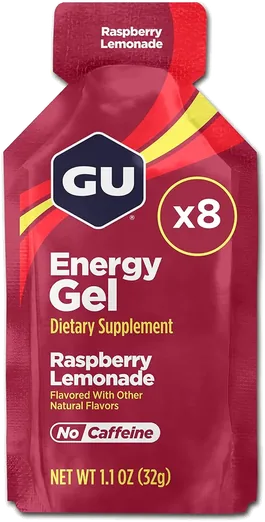 GU Raspberry Lemonade Energy Gel (8 count)