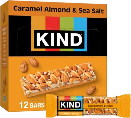 KIND Caramel Almond & Sea Salt Bars (12 count)