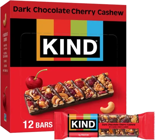 KIND Dark Chocolate Cherry Cashew Bars (12 count)