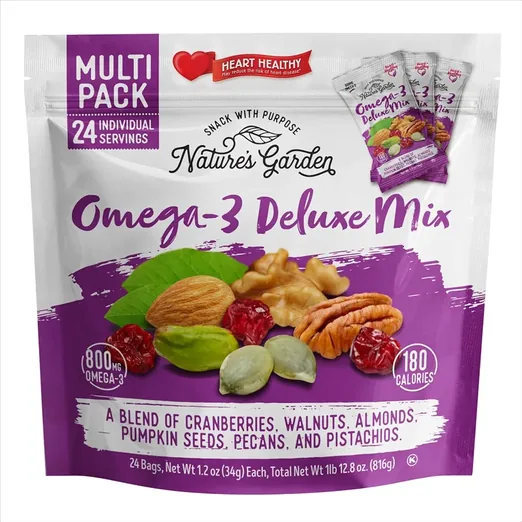 Nature's Garden Omega-3 Deluxe Snack Mix (24 count)