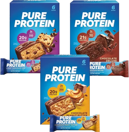 Pure Protein Protein Bar Variety Pack (18 count)