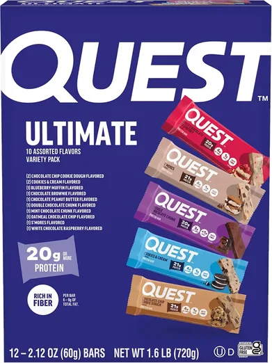 Quest Ultimate Protein Bar Variety Pack (12 count)