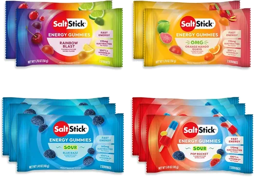 SaltStick Energy Chews Variety Pack (10 bags)