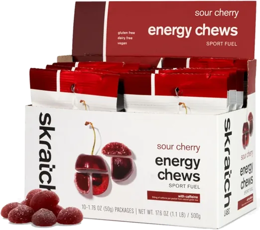Skratch Labs Sour Cherry Energy Chews (10 pack)