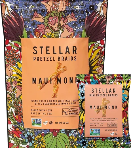 Stellar Snacks Maui Monk Pretzel Combo