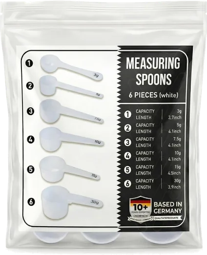 Extrakt Measuring Scoops, 3g-30g (6 piece)