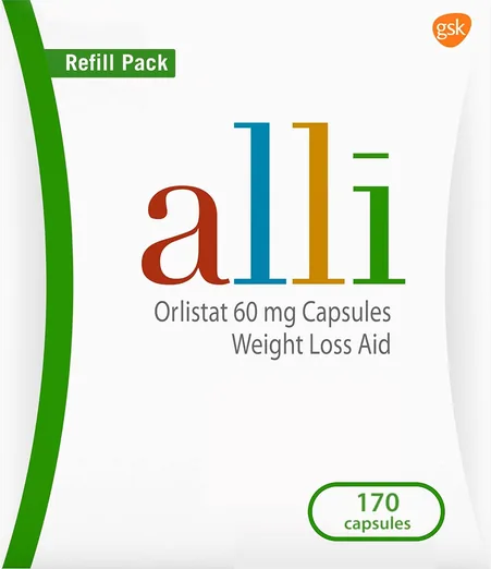 alli Orlistat 60mg Capsules (170 count)