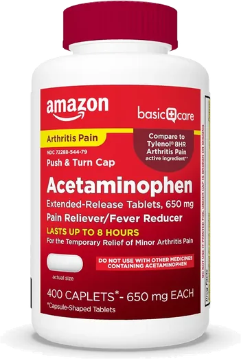 Amazon Basic Care Acetaminophen ER 650mg (400 count)