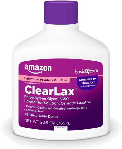Amazon Basic Care ClearLax Unflavored Powder (1.68 lb)