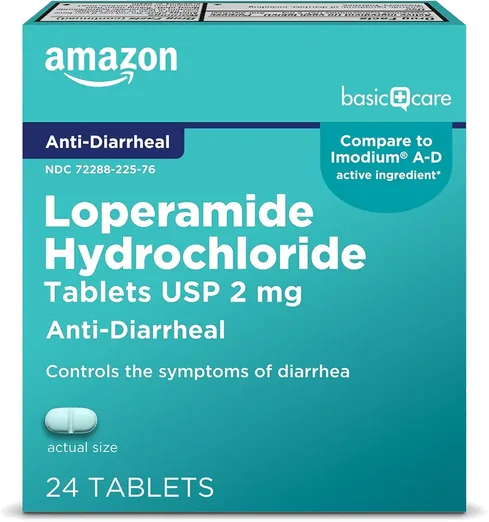 Amazon Basic Care Loperamide 2mg (24 count)
