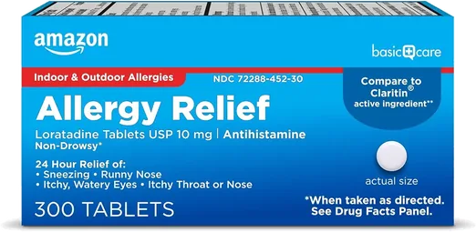 Amazon Basic Care Loratadine 10mg (300 count)
