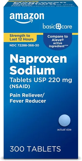 Amazon Basic Care Naproxen Sodium 220mg (300 count)