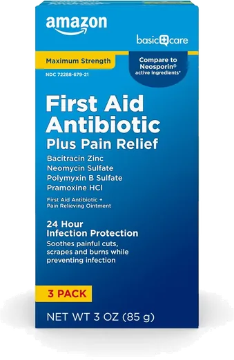 Amazon Basic Care Triple Antibiotic Ointment (3 oz)