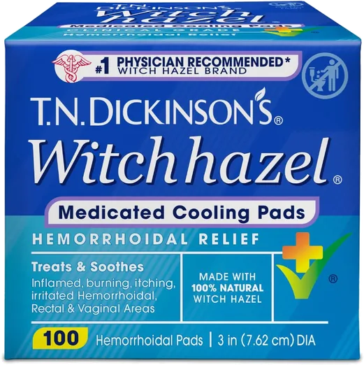 T.N. Dickinson's Medicated Witch Hazel Pads (100 count)