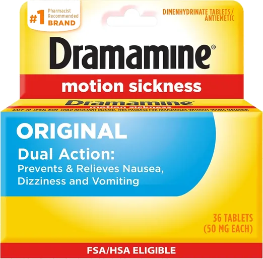Dramamine Original Motion Sickness Tablets (36 count)