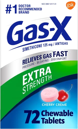 Gas-X Extra Strength Cherry Chewable Tablets (72 count)
