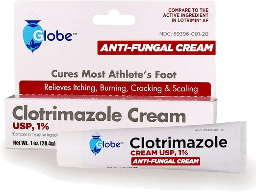 Globe Clotrimazole 1% Antifungal Cream (1 oz)
