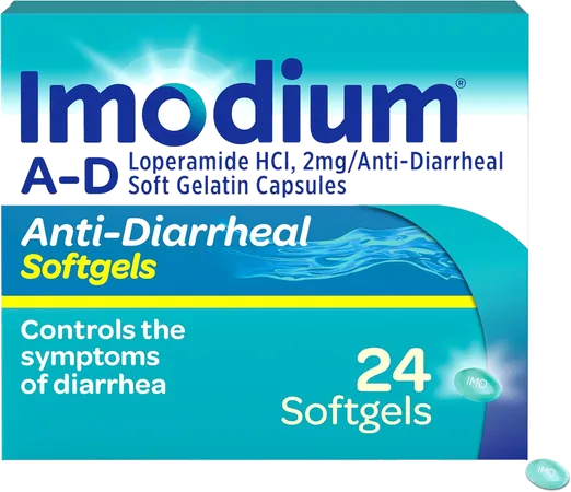 Imodium A-D Loperamide 2mg Softgels (24 count)