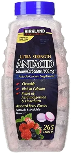 Kirkland Ultra Strength Antacid 1000mg (265 count)