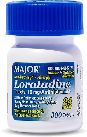 Major Loratadine 10mg Allergy Tablets (300 count)